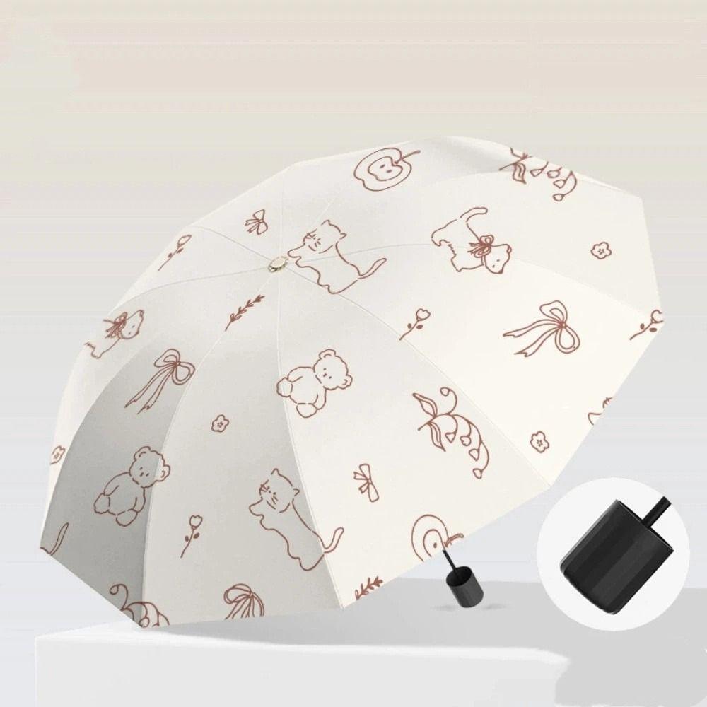 UV Protection Dual-Use Umbrella Automatic Travel Rain Umbrella Compact Sun Umbrella  Beach