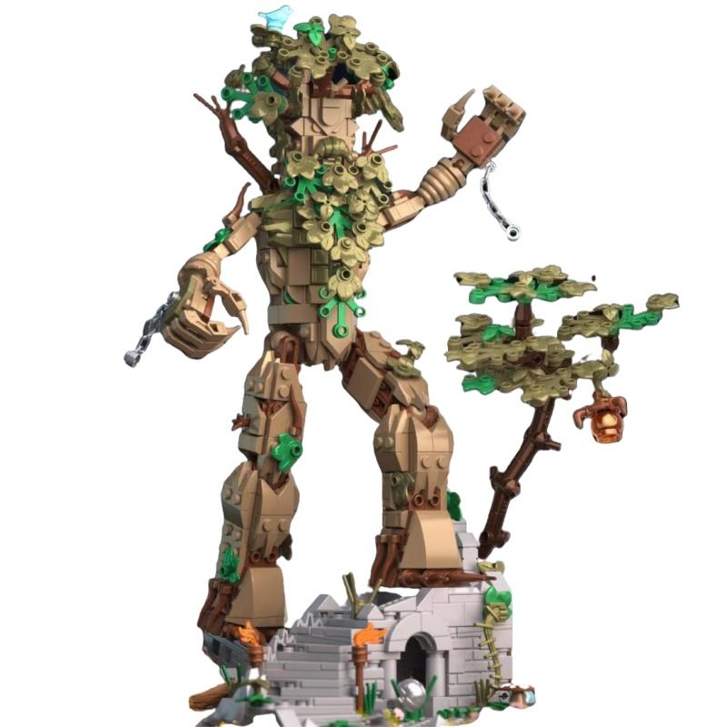 

Arboreal Keep Wooden Man Dolls Model Building Blocks Toys Small Particle Classic movie Bricks Set For Kids Halloween Ideas Gifts Paper Manual