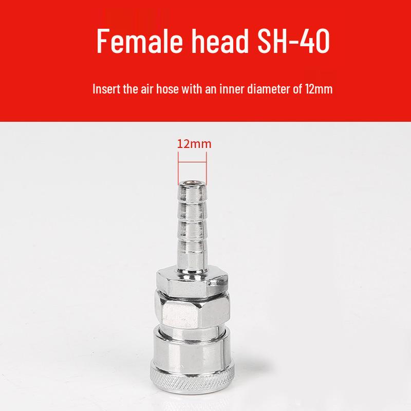 Pneumatic C-Type Quick Connector for Air Hose and Compressor Accessories