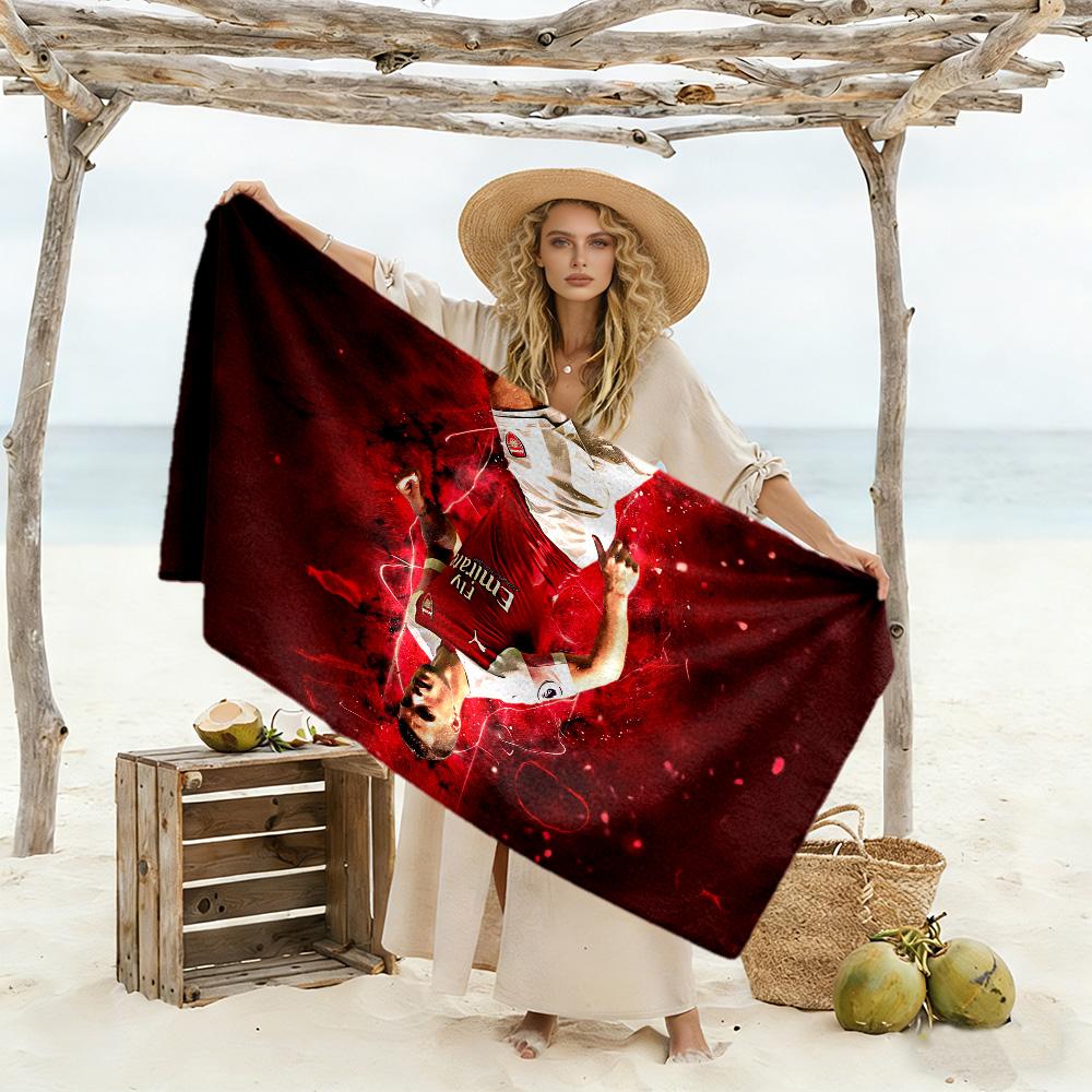 Victory Celebration Moment Beach Towel Soft Durable Quick-Dry Comfortable Lightweight