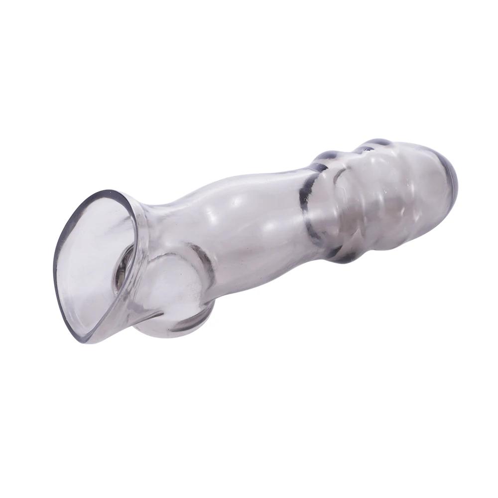 Gode Pénis Manchon Retarder L'éjaculation Boucle Préservatif Agrandissement Cock Sex Toys Pour Hommes Anneaux Pénis Retardés Produits Érotiques Pour Adultes 18