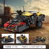 New Apocalyptic Style Armored Vehicle Desert Camouflage Adult Collectible Figurine Small Particle Building Block Toy