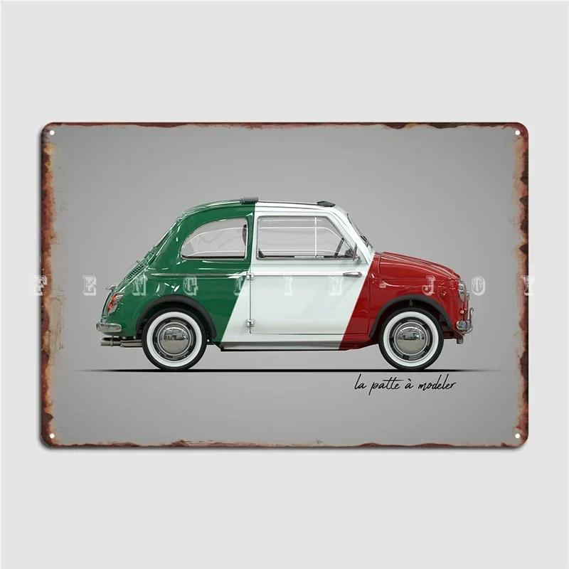 

500 Италия Постер Металлическая Табличка Клуб Дом Винтаж Клуб Бар Постер Жестяная Табличка Постер 20x30cm