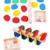 1PC Wooden Tree Building Block Falling Ball Toy for Kids Montessori Toy Leaf Ball Toys Early Education Leaf Tower Ball Pouring