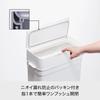 Airtight Trash Can with 17cm Fits Diapers in Hides Made in Seals Airtight Like-it Lid, Odor-Proof, Diaper-Friendly, Wide, Gap, Bags, 25L, Japan,