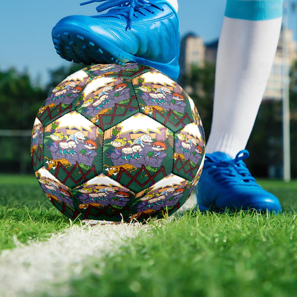 Rugrats Theme Size 5 Soccer Ball, Suitable for Both Indoor and Outdoor Matches, a Gift Suitable for Everyone.