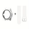 Silicone Protective Case and Strap Set for Samsung Watch Active 2 | Compatible with 40mm/44mm Models 20mm Strap