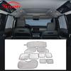 Para Land Rover Defender 90 110 130 2004-2025 Para-brisa do Carro Janela Protetor Solar Viseira Ventosa Protetor Solar Automotivo Cortina Protetora Solar