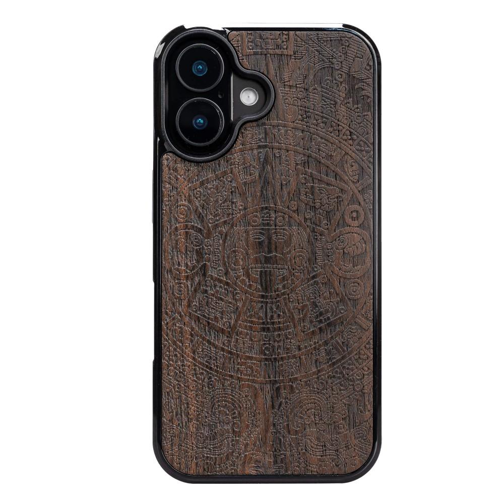 Bewood Wooden Case for iPhone 16 Aztec Calendar Ziricote