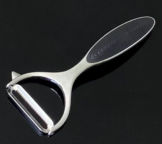 German Stainless Steel Multifunctional Peeler for Potatoes, Apples, Fruits, and Melons