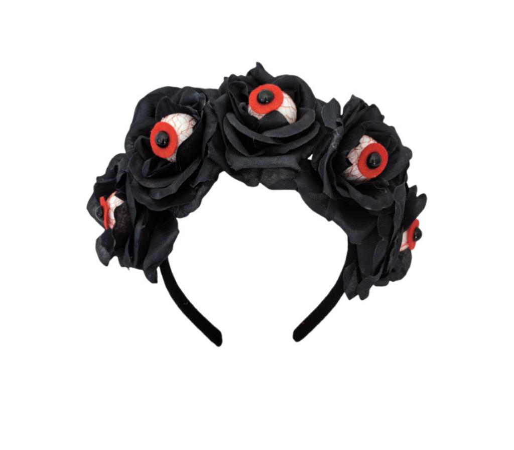Halloween Simulace Růže čelenka Ghost Festival Horror Red Blood Eyeball Čelenka Party vlasové doplňky