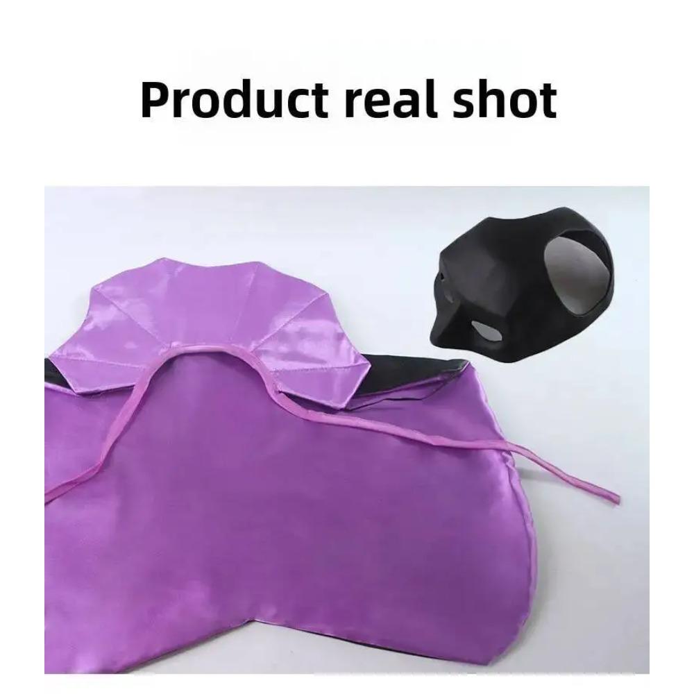 Halloween Vampire Pet Costumes Couture Set with Mask Cape for Cats Dog Halloween Festival Set Dress Up Pet Parties Cloak Clothes