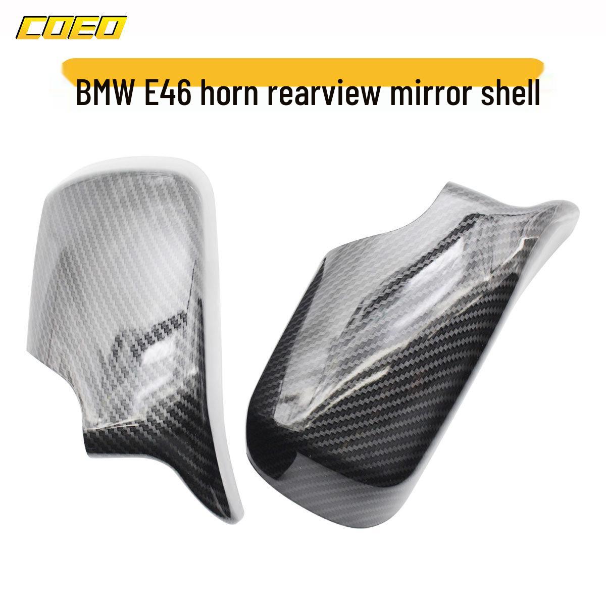 

Накладка на зеркало заднего вида в стиле карбонового волокна для BMW 3 серии E46 (98-05) 4-дверный