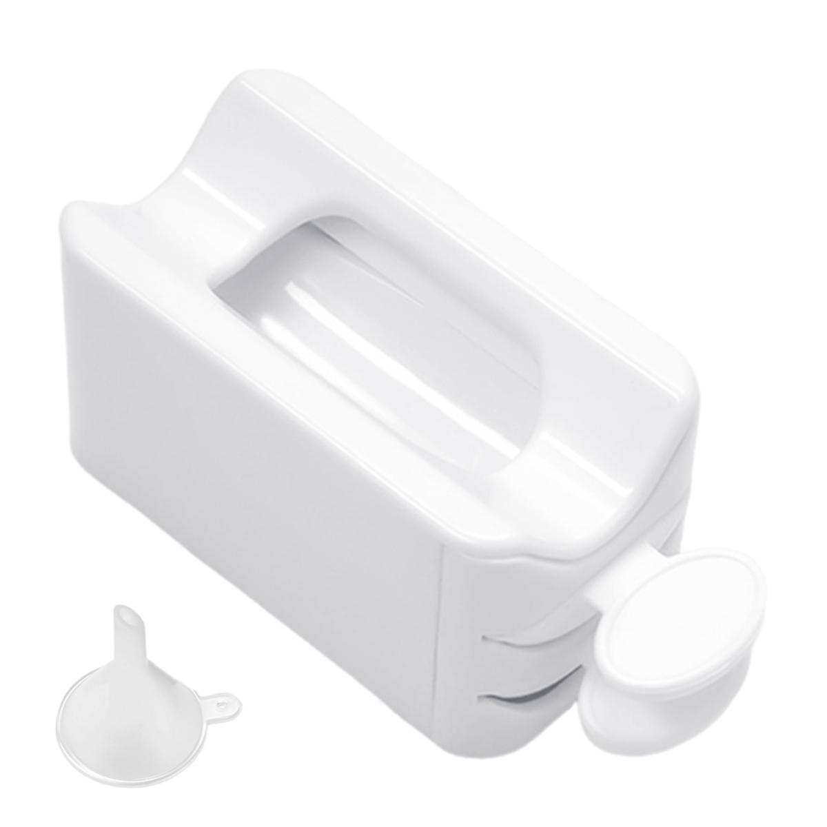 

Лоток для пудры для ногтей, двухслойный контейнер для хранения блесток с совком, профессиональный контейнер для хранения и переработки нейл-арта, инструмент для переработки пудры для ногтей