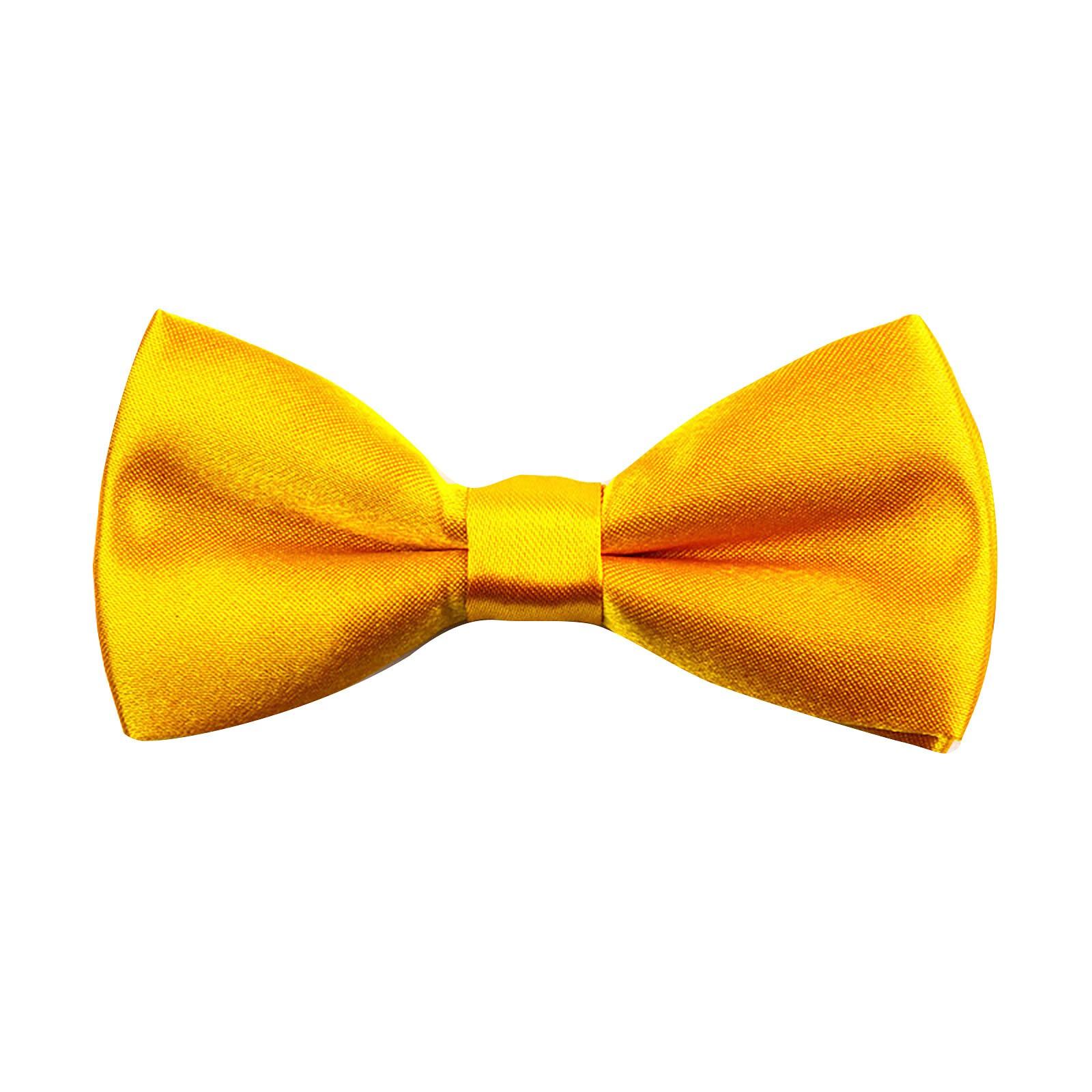 

Регулируемый модный формальный свадебный галстук-бабочка, новинка, смокинг, галстук-бабочка One Size жёлтый