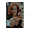 Picture of Monica Bellucci Metal Plaque create Designing Wall Decor Wall Plaque Pub Tin Sign Poster