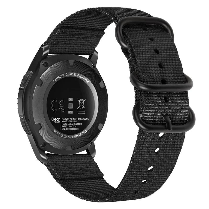 22mm Nylon Loop Strap For Huawei Watch 5/GT6-5-3 Pro 46mm Sports Breathable Bracelet For Huawei Watch GT6-5-4-3 46mm Accessories