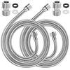 Stainless Steel Shower Head Hose Large Bore Shower Extension Tube Durable Faucet Hose  Hotel