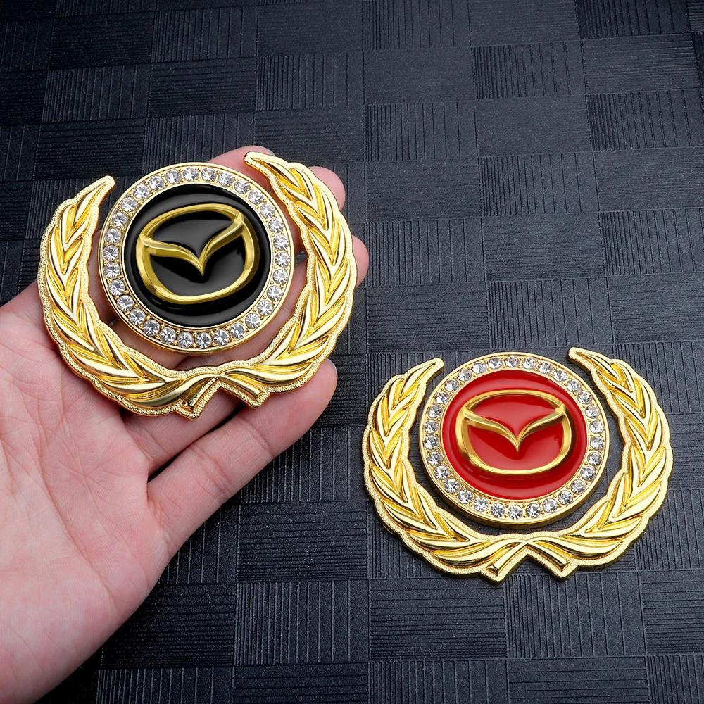 2025 Heiß 1 Stück 3D Metall Autoform Seitenmarkierung Fenster Karosserie Dekoration Aufkleber Abziehbild für Mazda 3 CX3 CX4 CX5 CX7 CX8 CX9 RX7 Atenza