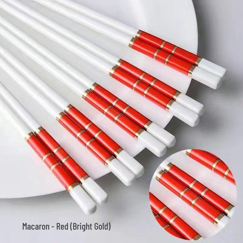 Premium Mold-Proof, Anti-Slip, High-Temp Resistant Bone China Ceramic Chopsticks