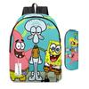 Spongebob Squarepants Children'S School Bag Male And Female Students Backpack Kindergarten Cute Cartoon Backpack Pencil Bag