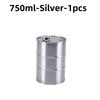 1Pc 25oz Water Bottle Drums Whisky  Portable Stainless Steel Hip Flask