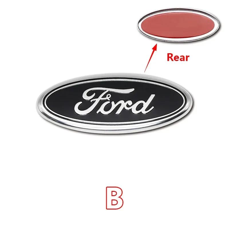 LLKC3 5.8cm Car Steering Wheel Center Badge Logo Sticker Steering Wheel Logo Sticker For Ford Focus 3 MK2 Fiesta MK7 Mondeo MK4 Fusion