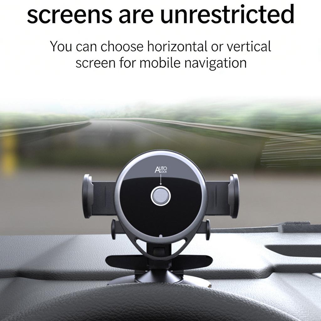 Rotating Car Dashboard Mobile Device Support Bracket Support Rack For Easy Navigation Viewing And Safe Driving Experience