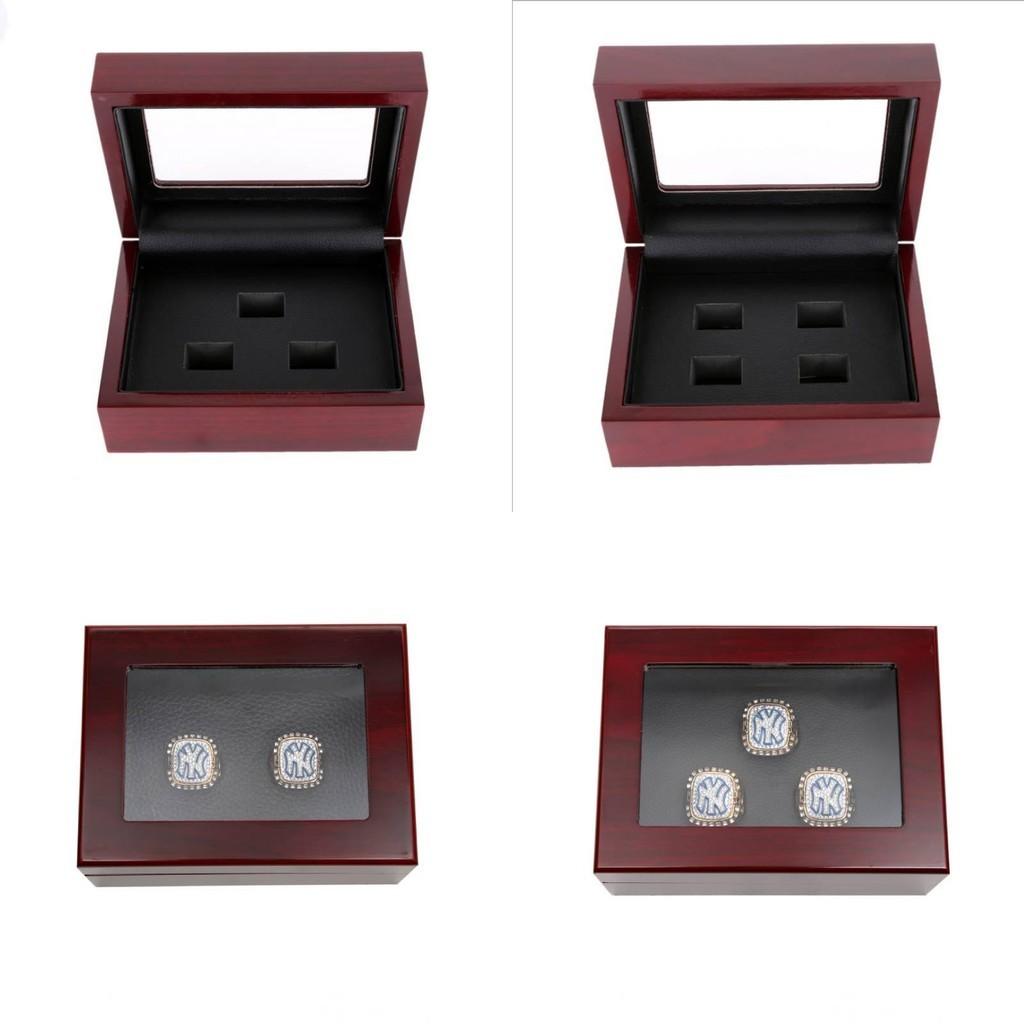Casket Jewelry Fashion Simple Exquisite Girls Ring Jewelry Porous Mahogany Set