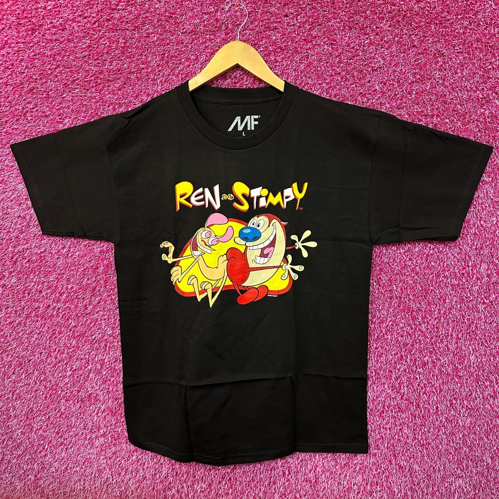 Ren and Stimpy Butt Buddy Animated Series Nickelodeon Tee Large XXL