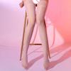 Women'S High-Density Glossy Silicone Peacock Lace Stockings Thigh-High Socks