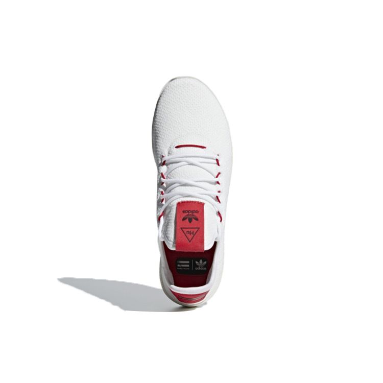 Pharrell Williams X Adidas Tennis Hu Scarlet Unisex Sneakers White Cloud-White Chalk-White BD7530