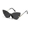 Personalized Party Glasses Women'S Borderless Cat Eye Sunglasses Men'S Non-Mainstream Oversized Sunglasses