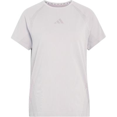Seamless Knitted Sports Round Neck Raglan Short Sleeve Quick Dry T-Shirt Women Tops KE6866