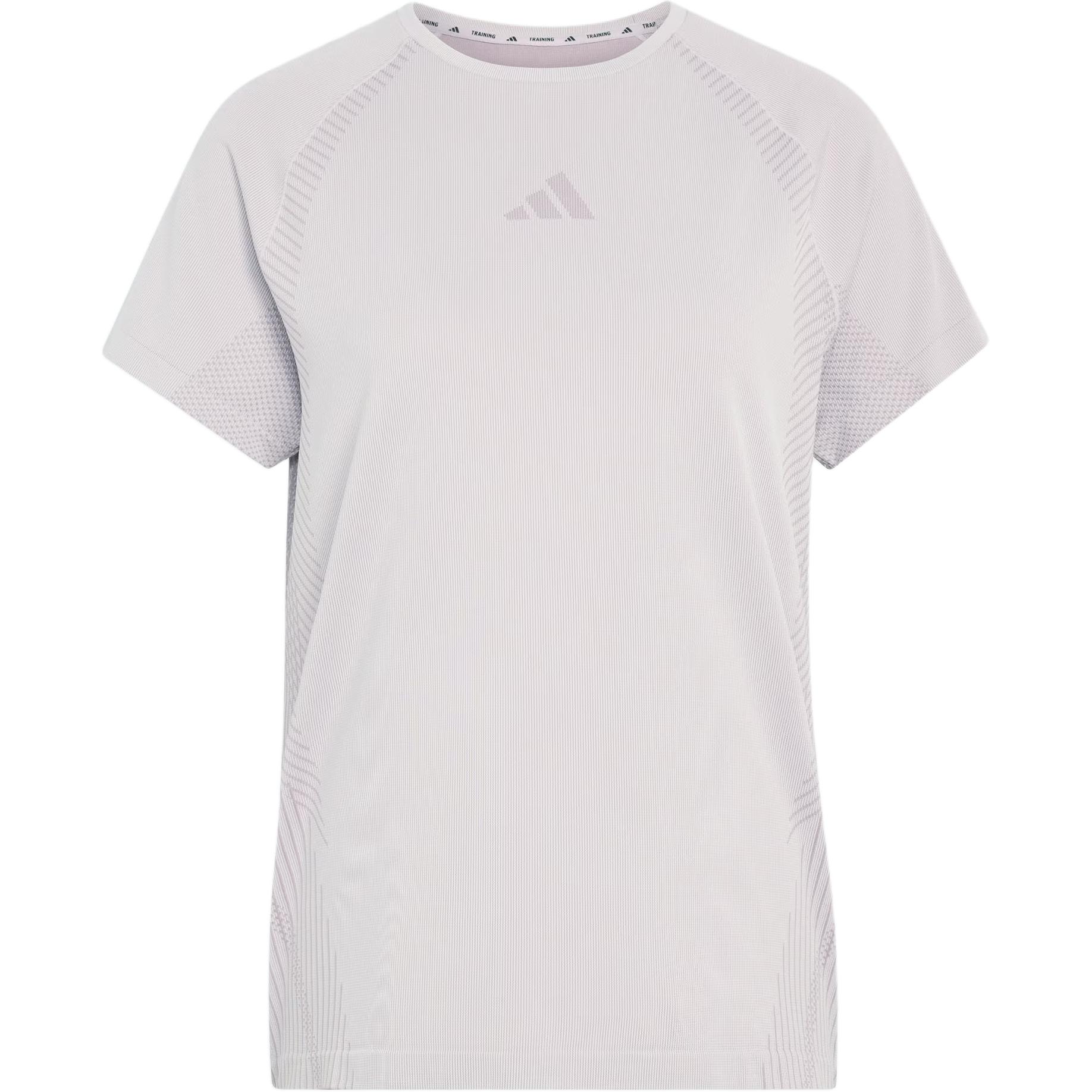 Adidas Seamless Knitted Sports Round Neck Raglan Short Sleeve Quick Dry T-Shirt Women Tops KE6866 S