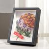 Display Case Photo Frame Shadow Box Pressed Wood Decorative Storage in Artificial Material