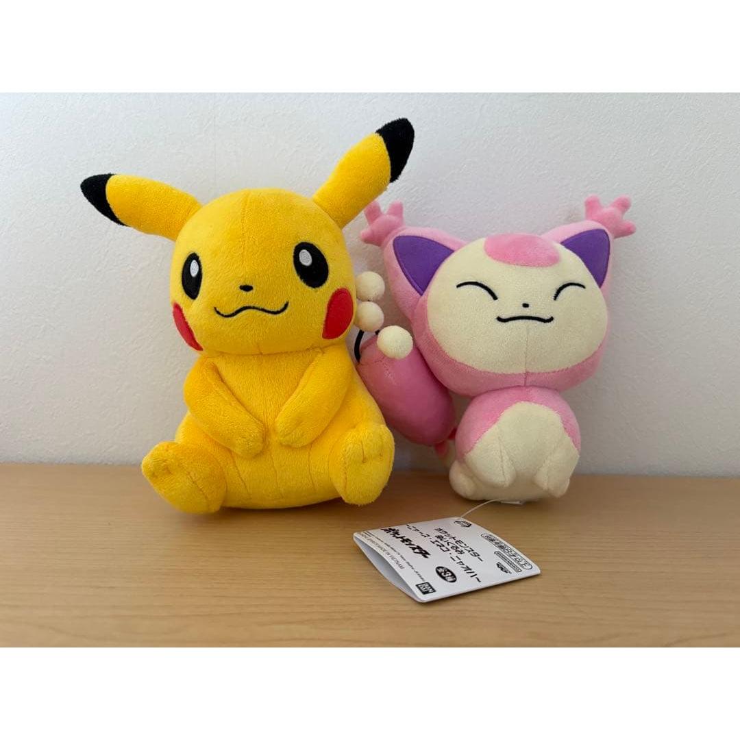 Pikachu Eneko stuffed toy set