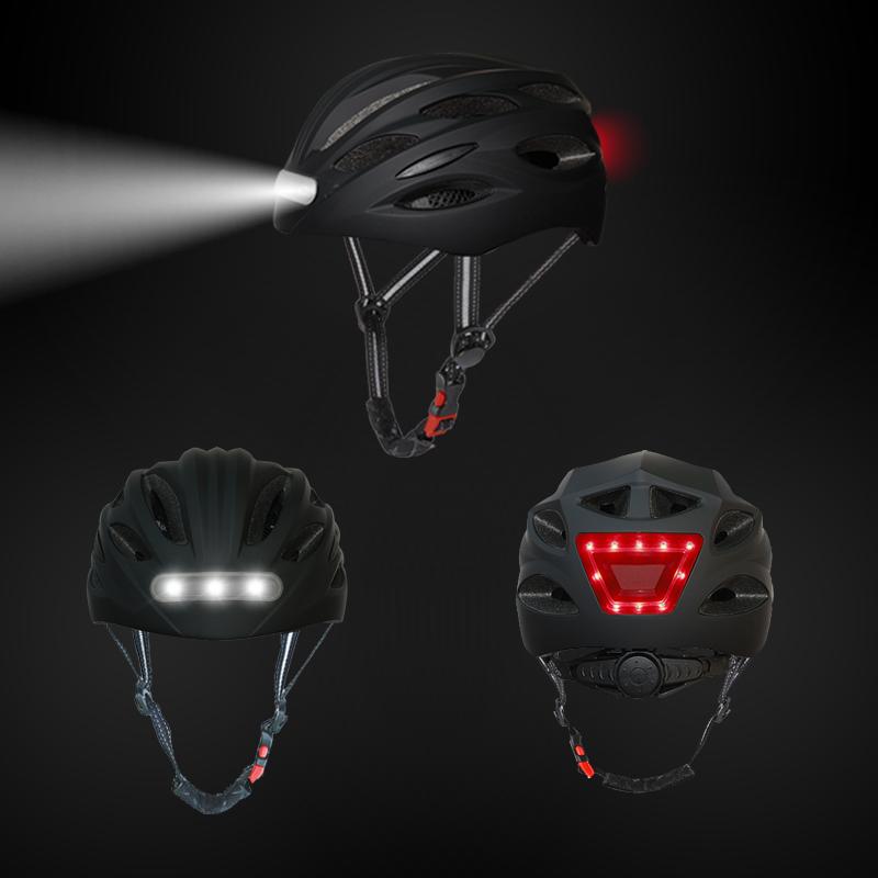 Gudook New Latest Model Tail LED Light Adults Youth Cycling Helmet Outdoor Sport Riding Bike Bicycle Helmet
