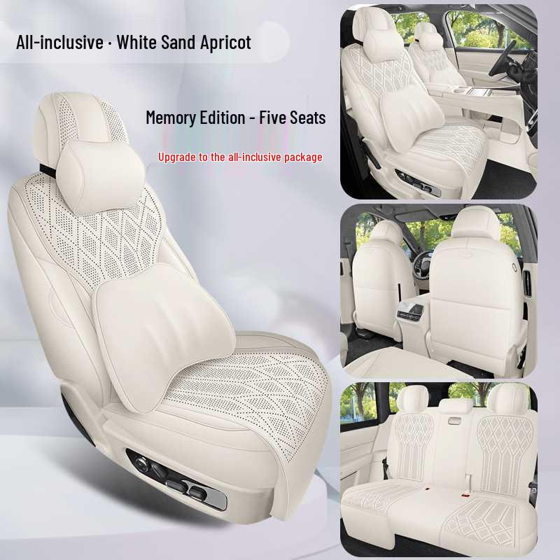 Wenjie M9 Suede Perforated All-Season Seat Cushions