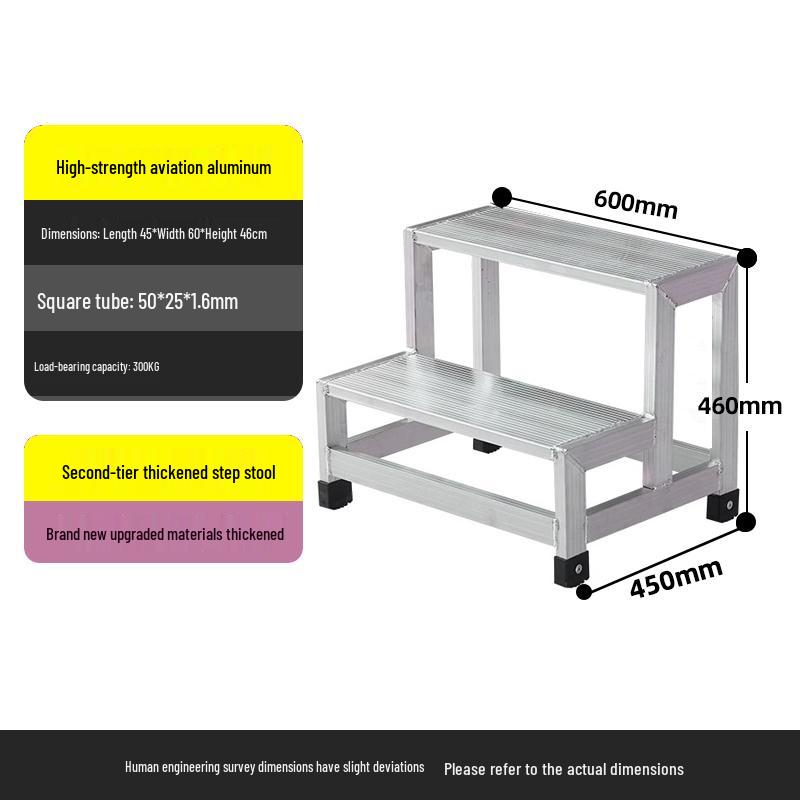 Heavy-Duty Two-Step Platform Ladder