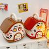 Cartoon House Piggy Bank with DIY Sticker Coin Cash Storage Jar Container Children Money Saving Box Decoration Boys Girls Gift