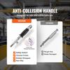 Magnetic Lifter, 880 lbs/400 kg Pulling Capacity, 2.5 Safety Factor, Neodymium & Steel, Lifting Magnet with Release, Permanent Lift Magnets, Heavy