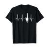 Lumberjack T Shirt Chainsaw Heartbeat for Arborists Vintage Washed Stretched Streetwear Stylish Fashion Casual Slightly