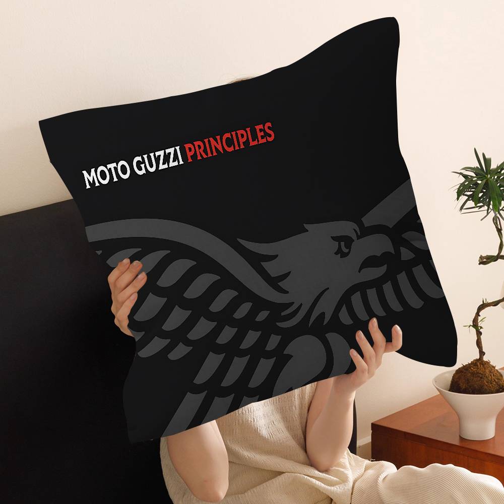 Moto Guzzi Motorcycle Office Cushion Pillowcase Car Cushion Cover45X45Cm Lumbar Pillowcase Sofa Pillowcover
