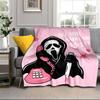 Scr-eam Horror Movie Blanket Flannel Blanket for bed, sofa, Camping, Hiking, Picnic Essentials, gift for family Fan gifts