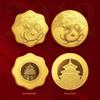 A Complete Set of Chinese Zodiac Dragon Commemorative Coins with Ten Zinc Alloys