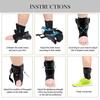 1pc Lightweight Ankle Brace Adjustable Ankle Stabilizer New Foot Care Tool  for Sprained Ankle