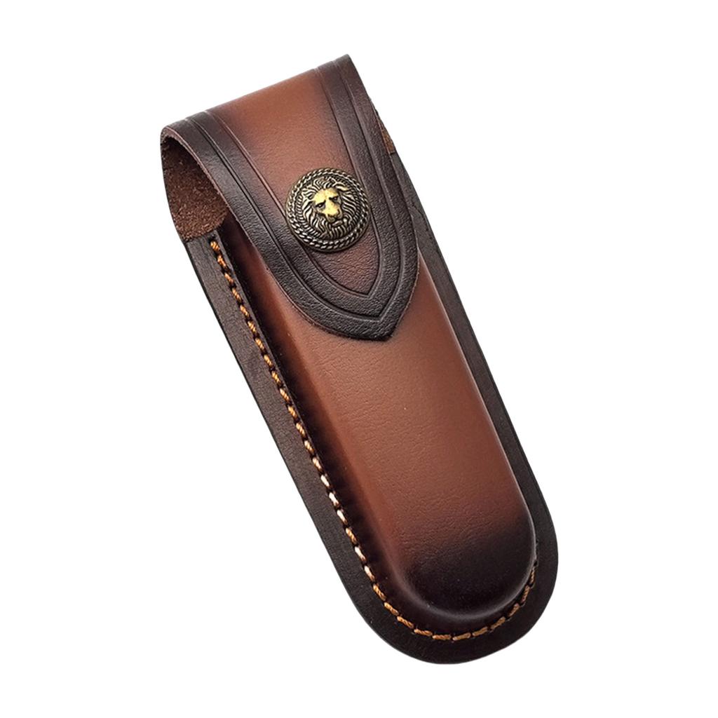 Leathers Sheath Cutter Case Pocket Folding Cutter Sheath Carriers Holsters Handmade Cutter Pouches Cover Gift for Men