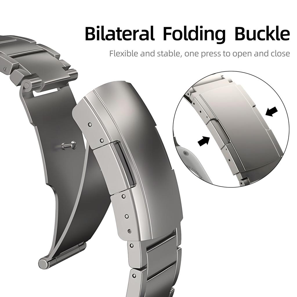 Titanium Metal Strap for Apple Watch Band Ultra 3 49mm 46mm 45mm 44mm 42mm Luxury Men Bracelet Iwatch Series 11 10 9 8 7 6 SE 5 4 41mm 40mm 38mm