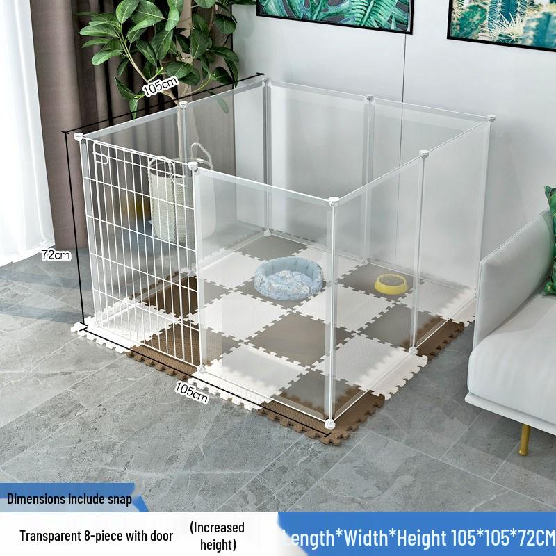 Indoor Pet Playpen: Dog/Cat Enclosure with Free Splicing Cages for Dogs, Cats, and Rabbits.